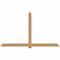 Ekena Millwork Eugene Smooth Timber Gable Bracket, Western Red Cedar, 108"W x 63"H x 5 1/2"D x 5 1/2"F, 14/12 Pitch GBW108X63X0606EUG00SWR - alternate 1